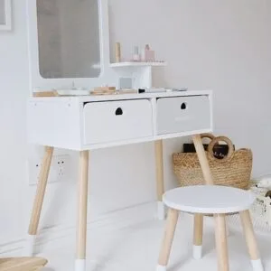 Kosmetinis staliukas mergaitei 97 cm
