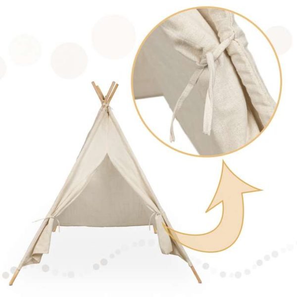 Vaikiška Tipi palapinė, 90cm - Image 7