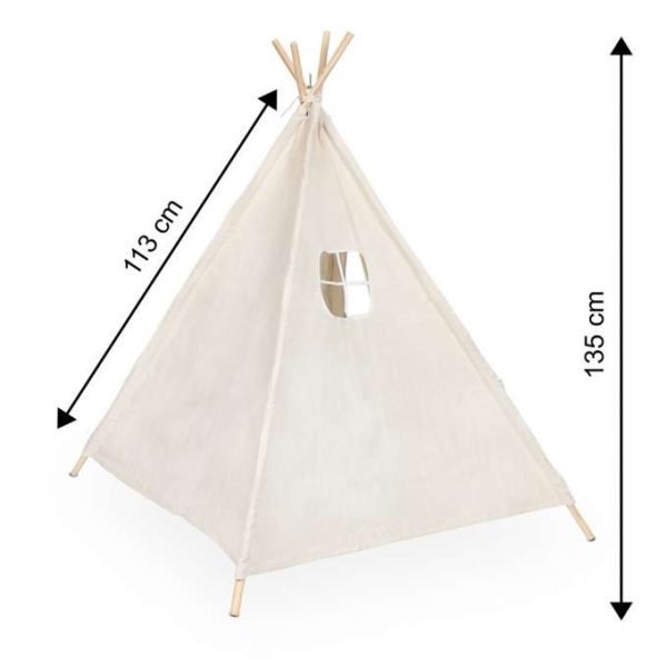 Vaikiška Tipi palapinė, 90cm - Image 11