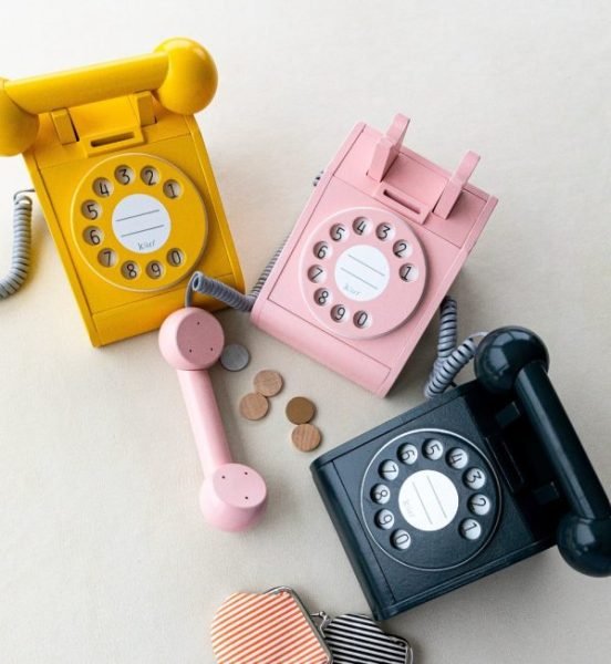 Medinis Retro telefonas, Montessori Žaislai - Image 11