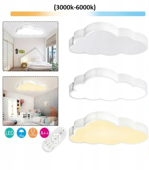 Vaikiškas lubinis LED šviestuvas, Debesėlis 8 Vaikiškas lubinis LED šviestuvas, Debesėlis