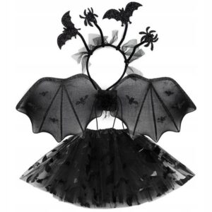 Helovino kostiumai vaikams, 3 dalys šikšnosparnis