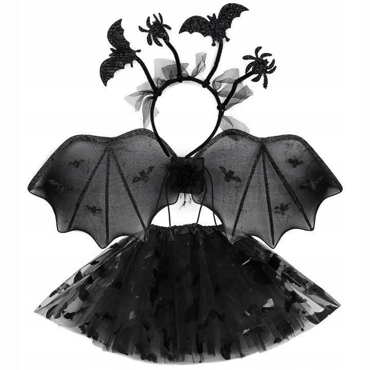 Helovino kostiumai vaikams, 3 dalys šikšnosparnis 1 Helovino kostiumai vaikams