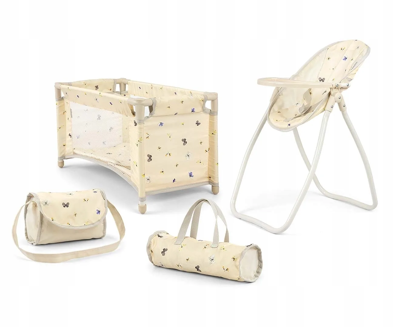 Lėlės priežiūros rinkinys, 3in1 1 Lėlės priežiūros rinkinys, 3in1