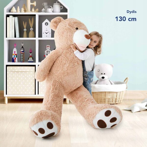 Didelis pliušinis meškinas Teddy, 100-130 cm.
