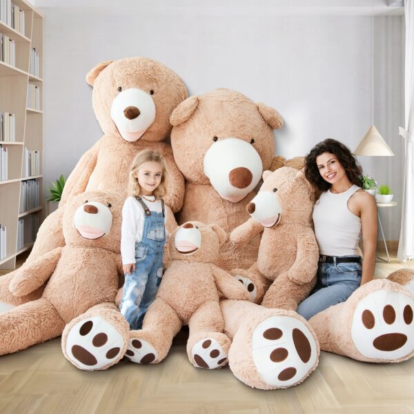 Didelis pliušinis meškinas Teddy, 100-130 cm.