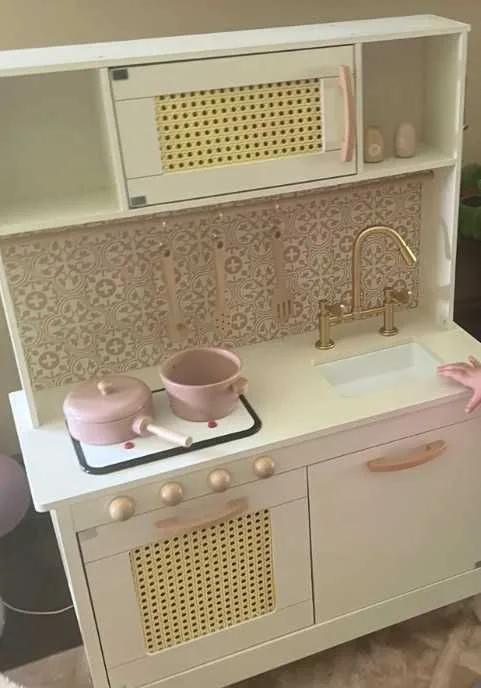 Boho medinė virtuvėlė vaikams