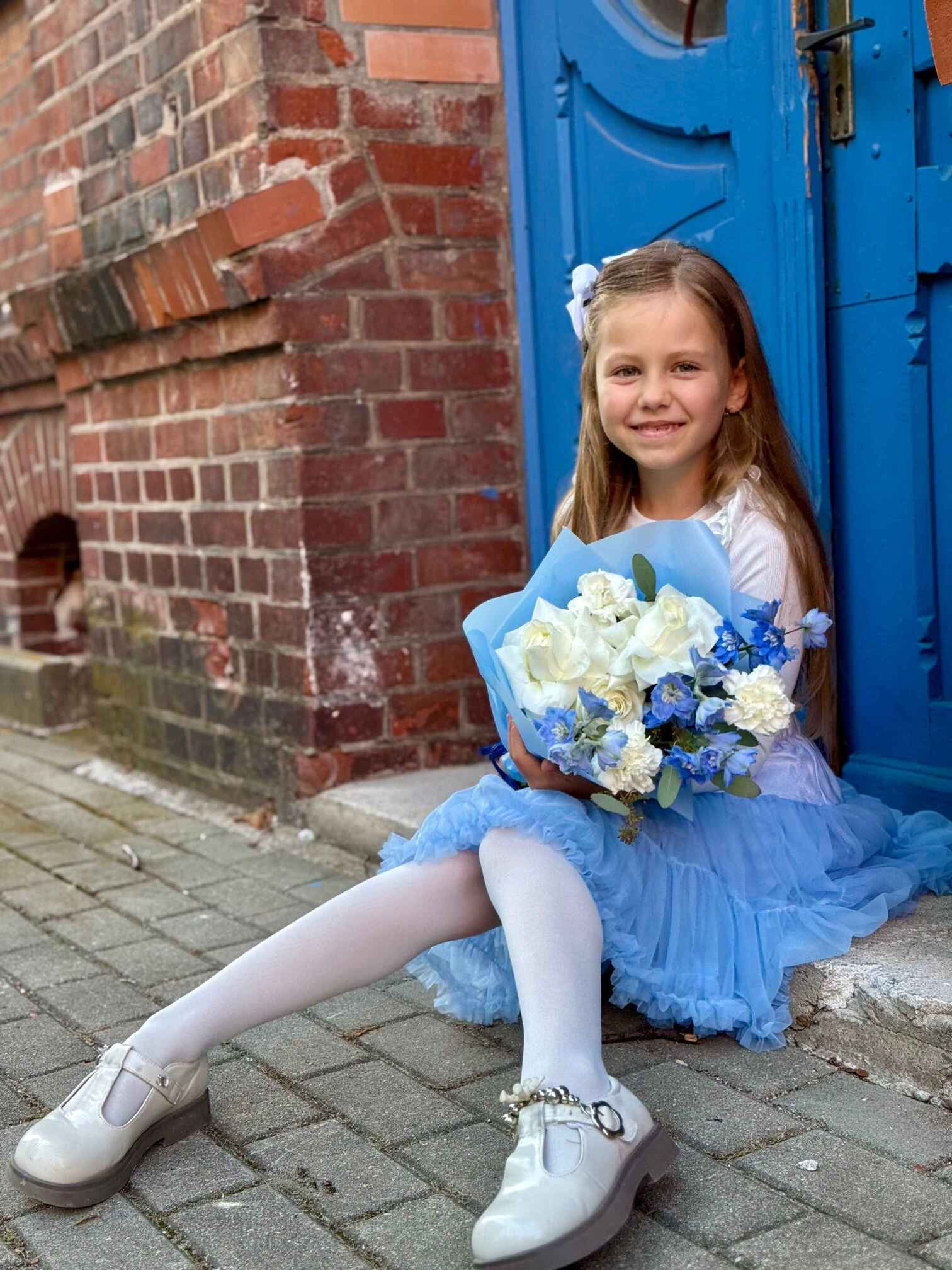 Tutu tiulio sijonas, žydras 3 Tutu tiulio sijonas, žydras