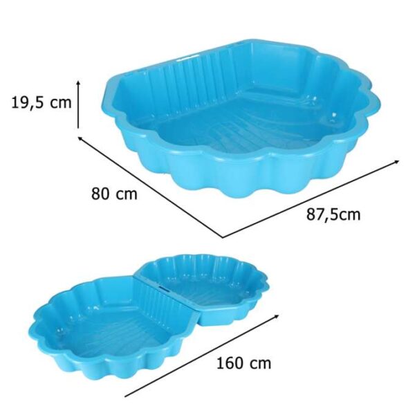 Plastikinė smėlio dėžė