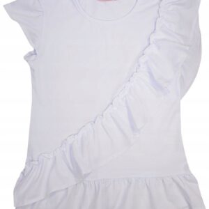Balta palaidinė mergaitei YW, 128-152 cm