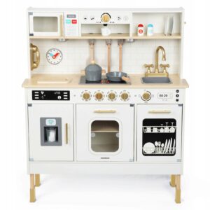 Didelė medinė virtuvėlė su šviesom ir garsais