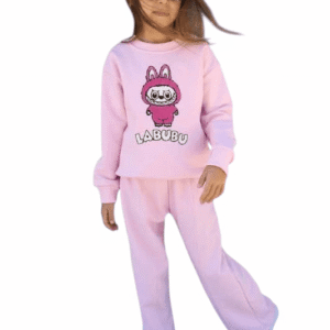 Labubu kostiumas mergaitei, 3-6 m.