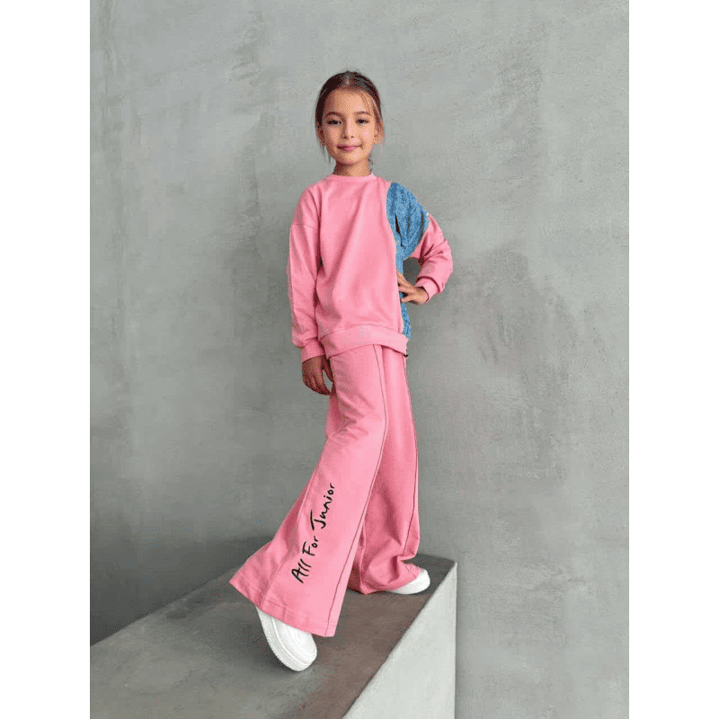 Laisvalaikio kostiumas mergaitei, 4-12 m. 1 Laisvalaikio kostiumas mergaitei