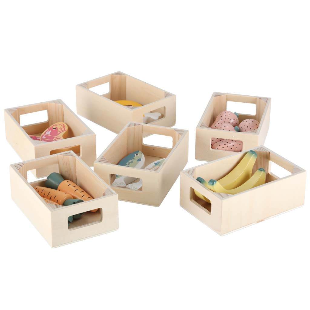 Medinė parduotuvė su priedais, Lulilo 7 Medinė parduotuvė su priedais, Lulilo