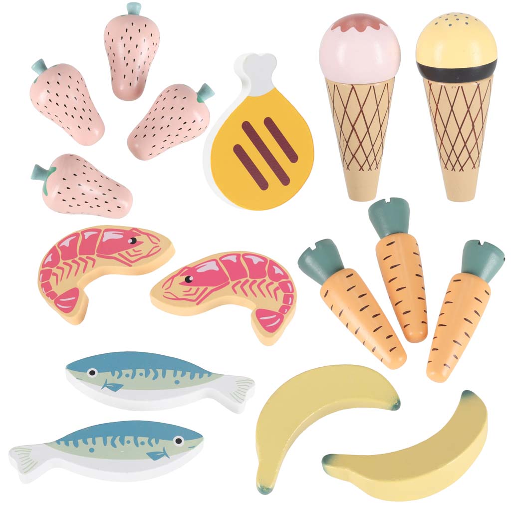 Medinė parduotuvė su priedais, Lulilo 8 Medinė parduotuvė su priedais, Lulilo