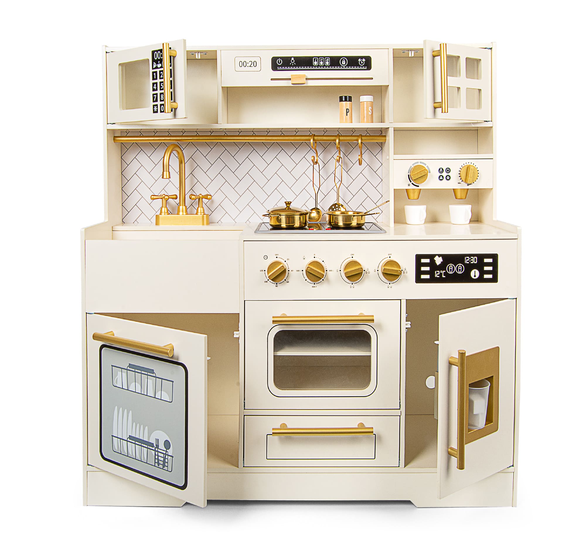 Moderni medinė virtuvėlė, „Napoli“ 2 Moderni medinė virtuvėlė, „Napoli“