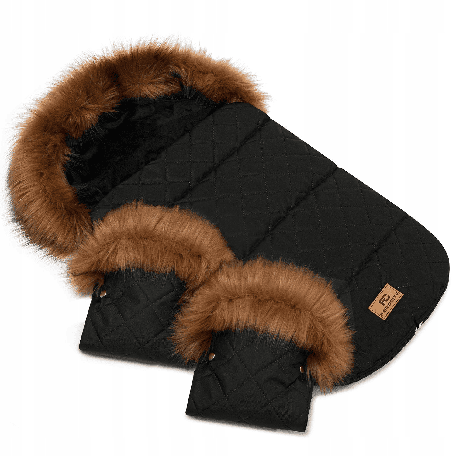 Vokelis vežimėliui su pirštinėmis, 5 in 1 2 Vokelis vežimėliui su pirštinėmis, 5 in 1