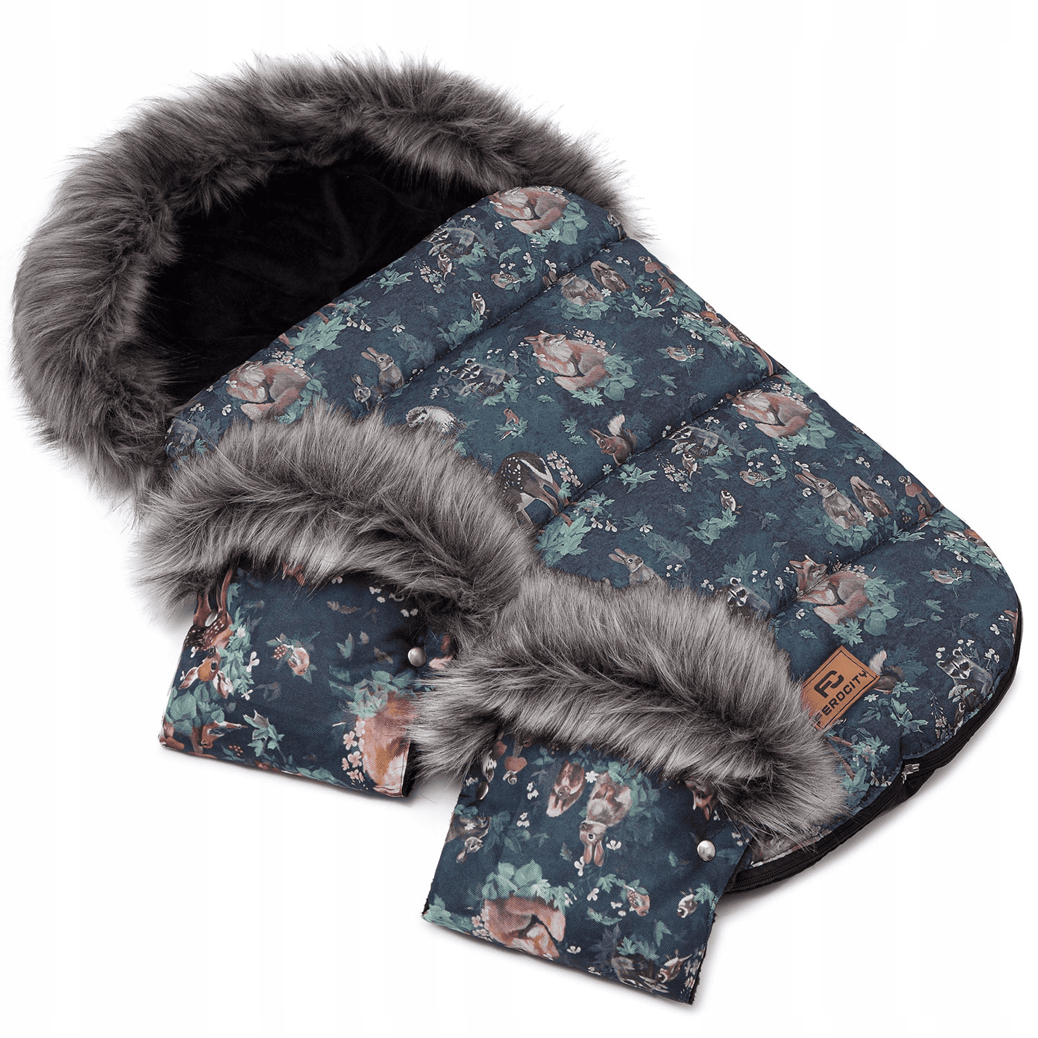 Vokelis vežimėliui su pirštinėmis, 5 in 1 1 Vokelis vežimėliui su pirštinėmis, 5 in 1