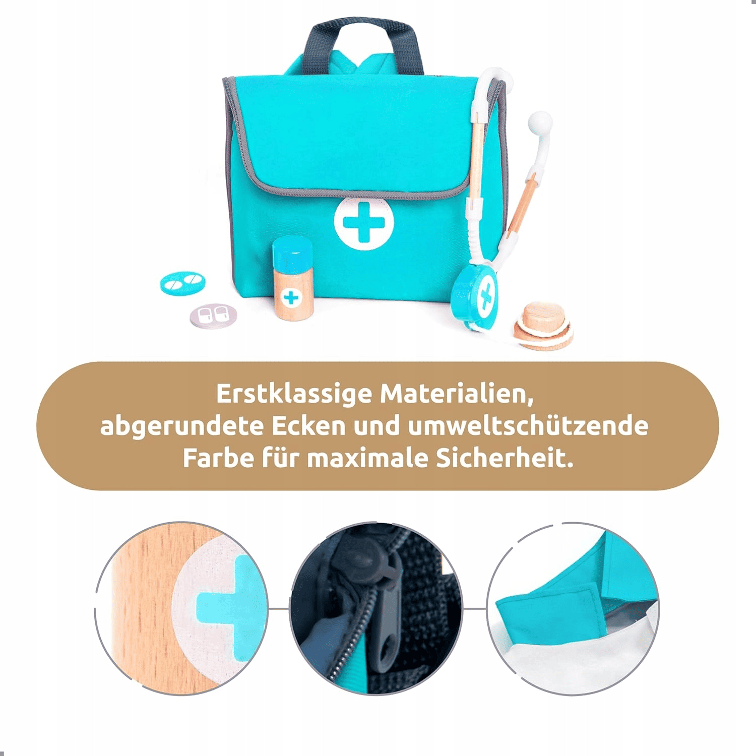 Gydytojo rinkinys UMU, Mėlynas 6 Gydytojo rinkinys UMU, Mėlynas