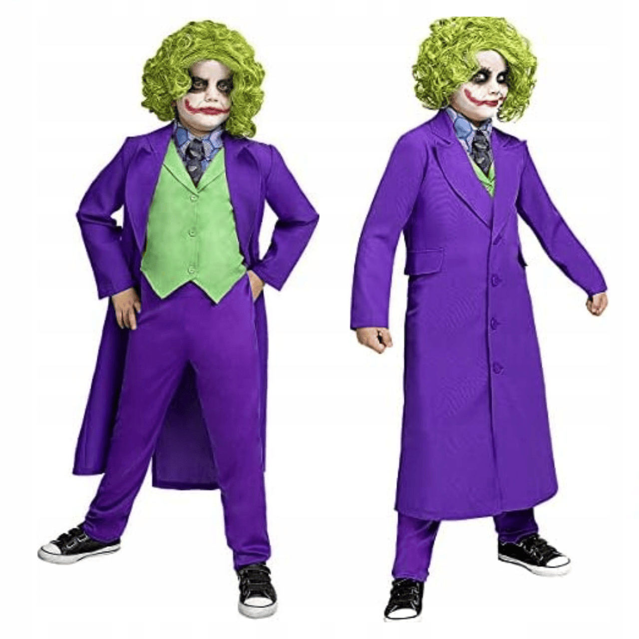Džokerio kostiumas vaikams 3 Džokerio kostiumas vaikams, 120-150 cm