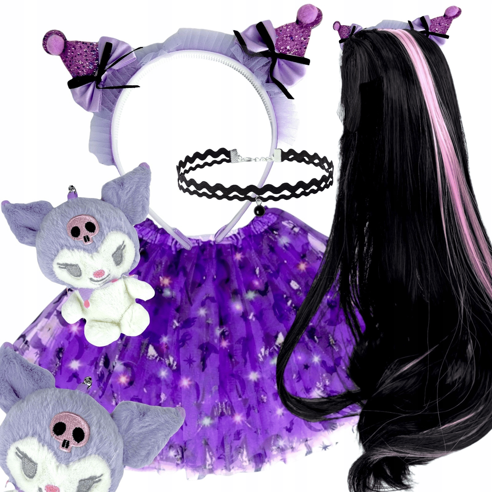 Kuromi kostiumas, 104-122 cm 1 Kuromi kostiumas, 104-122 cm