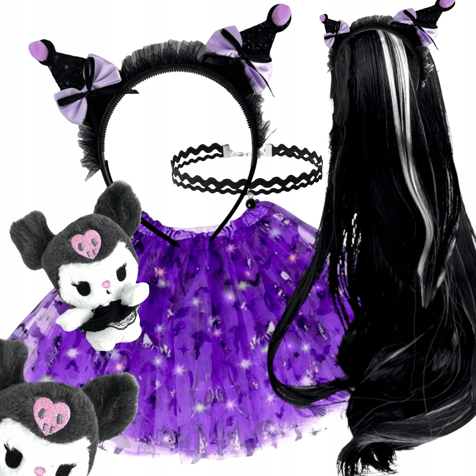 Kuromi kostiumas, 104-122 cm 4 Kuromi kostiumas, 104-122 cm