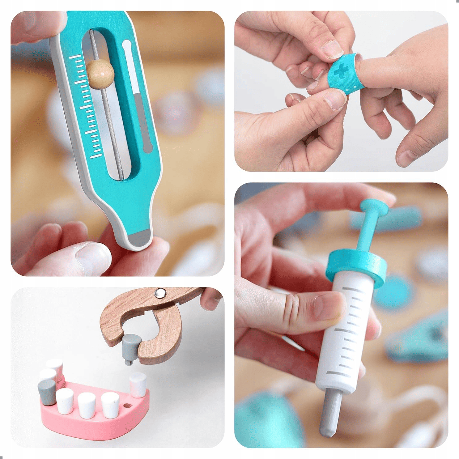 Gydytojo rinkinys UMU, Mėlynas 4 Gydytojo rinkinys UMU, Mėlynas