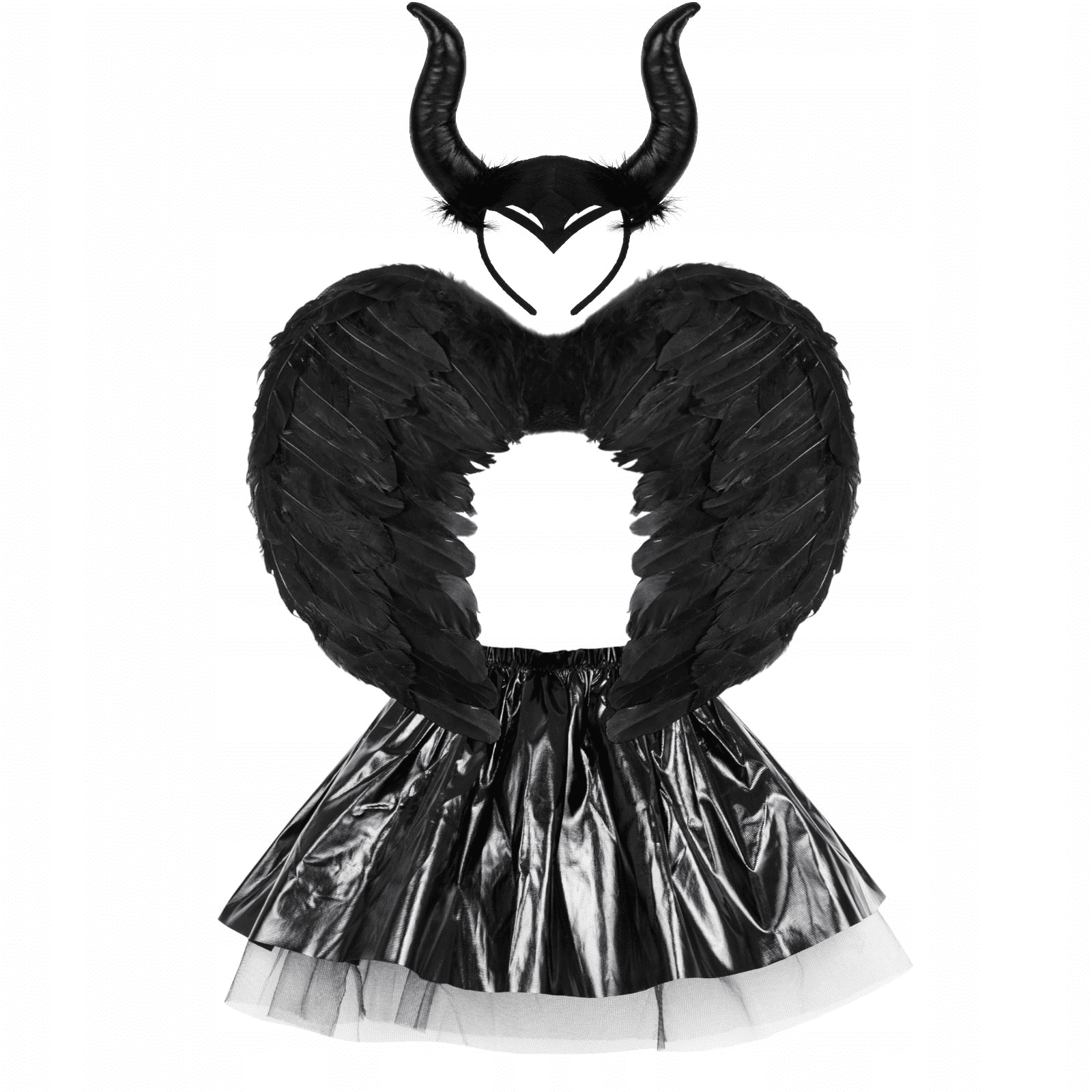 Helovyno kostiumas mergaitei, Maleficent 1 Helovyno kostiumas mergaitei, Maleficent