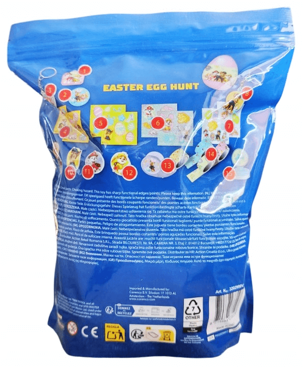 Velykiniai kiaušiniai vaikams, 15 vnt. 9 Velykiniai kiaušiniai vaikams, 15 vnt