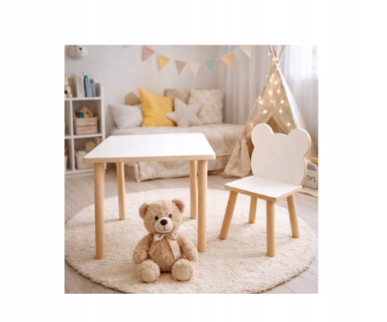 Vaikiškas stalas su kėdėmis, Teddy 5 Vaikiškas stalas su kėdėmis, Teddy
