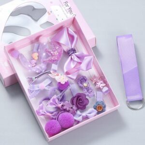 Plaukų segtukų rinkinys mergaitei, levanda