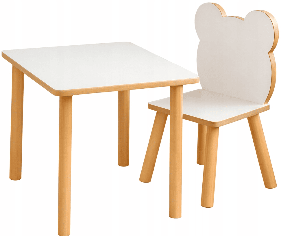 Vaikiškas stalas su kėdėmis, Teddy 1 Vaikiškas stalas su kėdėmis, Teddy