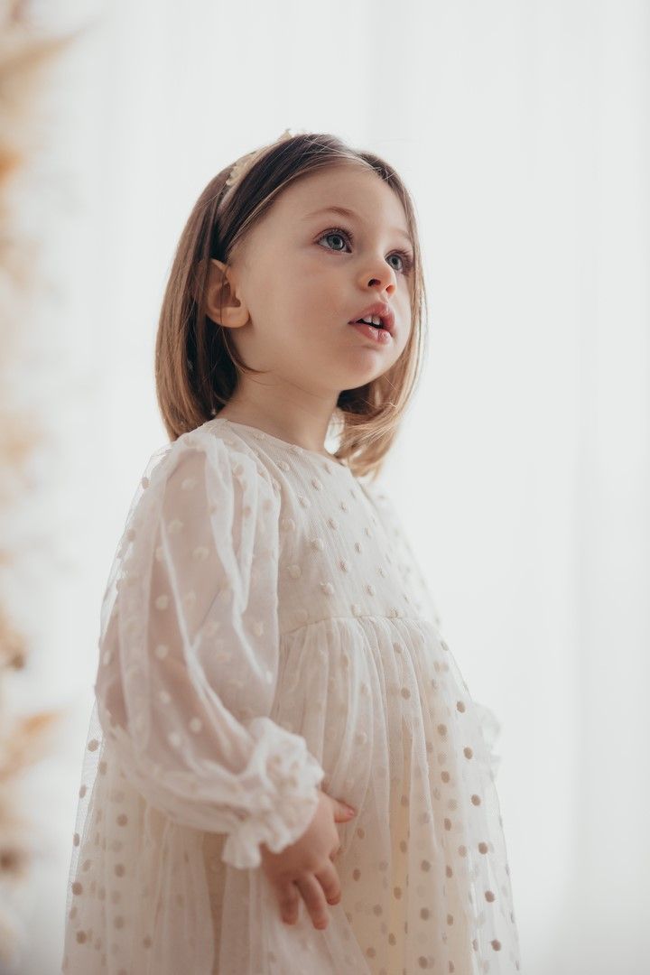 Ispaniško tiulio suknelė mergaitei, 86-134 cm. 4 Ispaniško tiulio suknelė mergaitei, 86-134 cm.