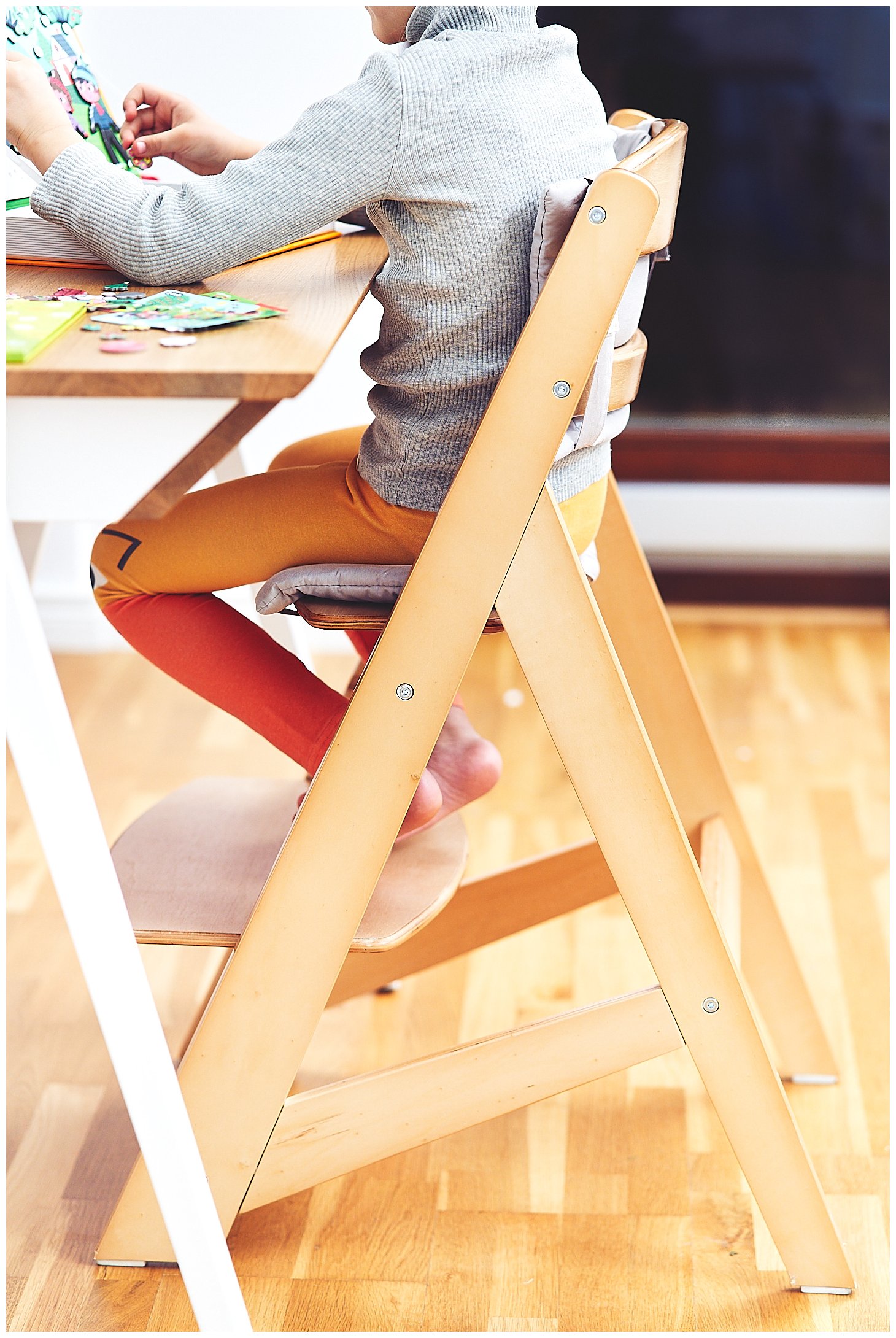 Medinė maitinimo kėdutė, Moby System WOODY 10 Medinė maitinimo kėdutė, Moby System WOODY