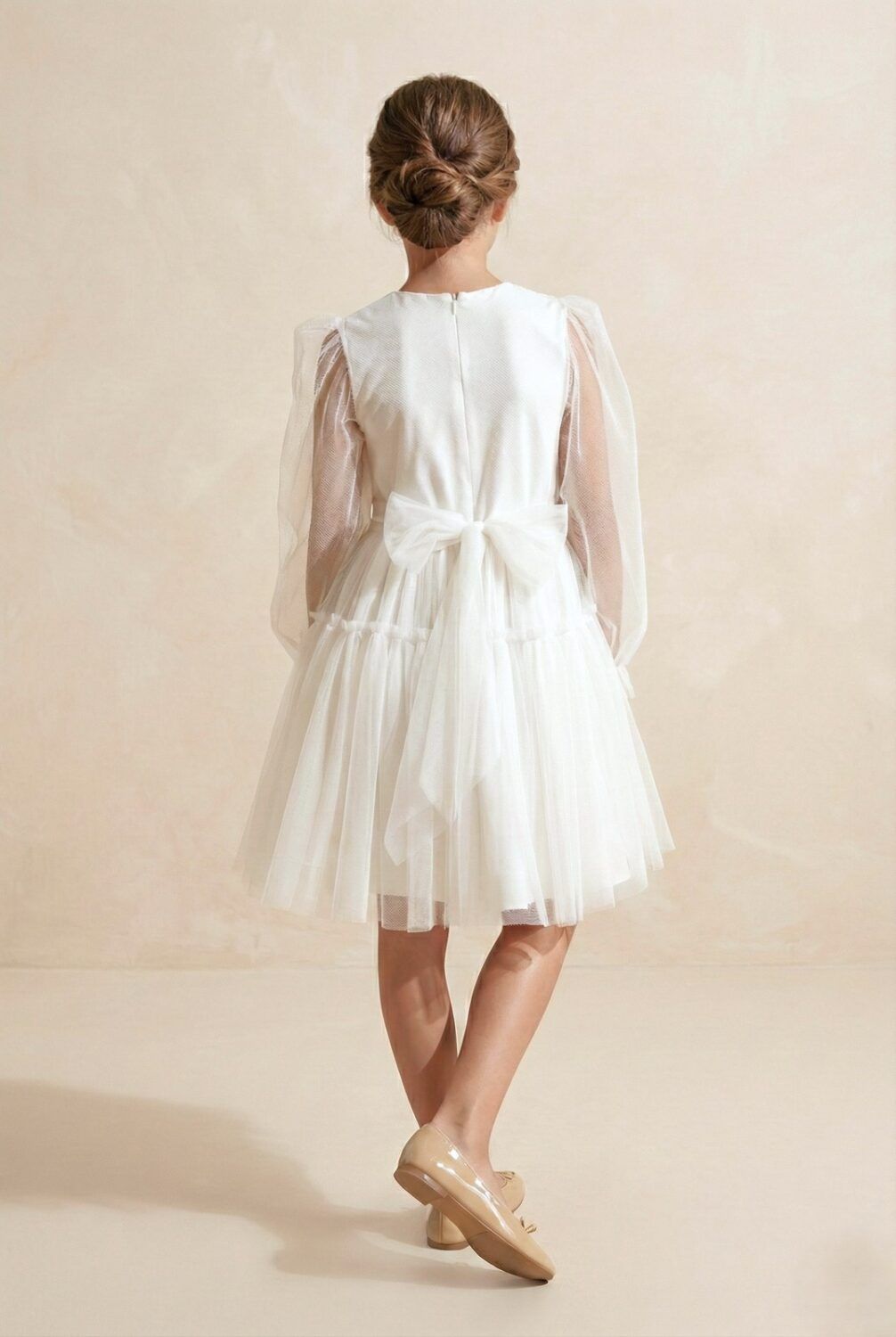 Platėjanti tiulio suknelė mergaitei, 128-158 cm. 5 Platėjanti tiulio suknelė mergaitei, 128-158 cm.