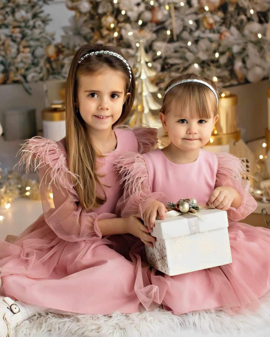 Proginė tiulio suknelė mergaitei, 92-128 cm. 4 Proginė tiulio suknelė mergaitei, 92-128 cm.