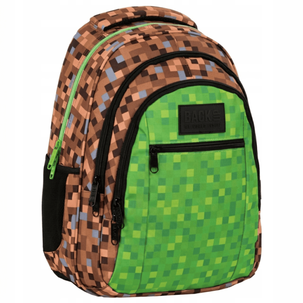 Ergonomiška mokyklinė kuprinė, Minecraft 1 Ergonomiška mokyklinė kuprinė, Minecraft