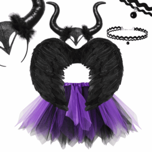 Helovino kostiumas mergaitei, Maleficent diabolina